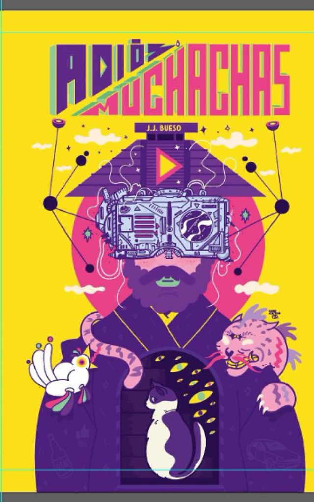 Portad de Adiós, muchachas de Juan José Bueso. 